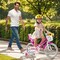 Girls Bike with Basket Doll Seat and Training Wheels Adjustable Pink Bicycle for Kids 3-8